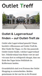 Mobile Screenshot of outlet-treff.de
